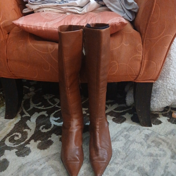 Boots Botas Camel Tan -Tall 8M - Picture 3 of 7
